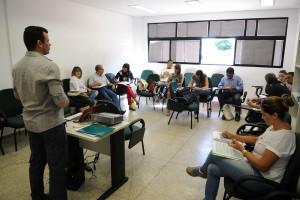 Alunos durante aula ministrada no Seasa.