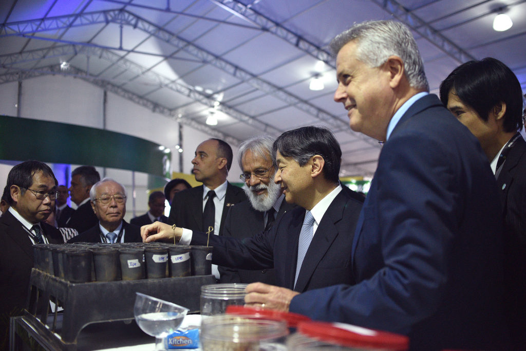 Governador de Brasília, Rodrigo Rollemberg, recebeu, nesta manhã, o príncipe herdeiro do Japão, Naruhito