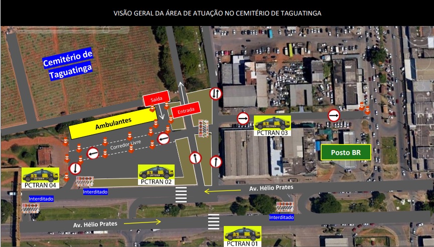 Dia de Finados terá alterações no trânsito próximo a cemitérios –  Departamento de Trânsito