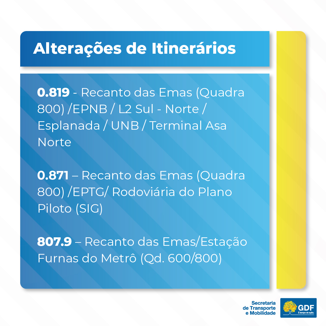 Ônibus para a UnB terão mais opções de horário; veja mudanças