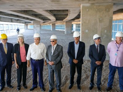 Governador acompanha retomada da obra da nova sede do TRF-1