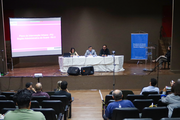 Plano de Intervenção Urbana do Guará é apresentado à população