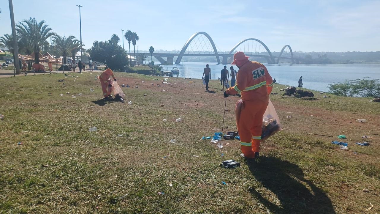 Festa da virada no DF teve redução de 34% na geração de resíduos