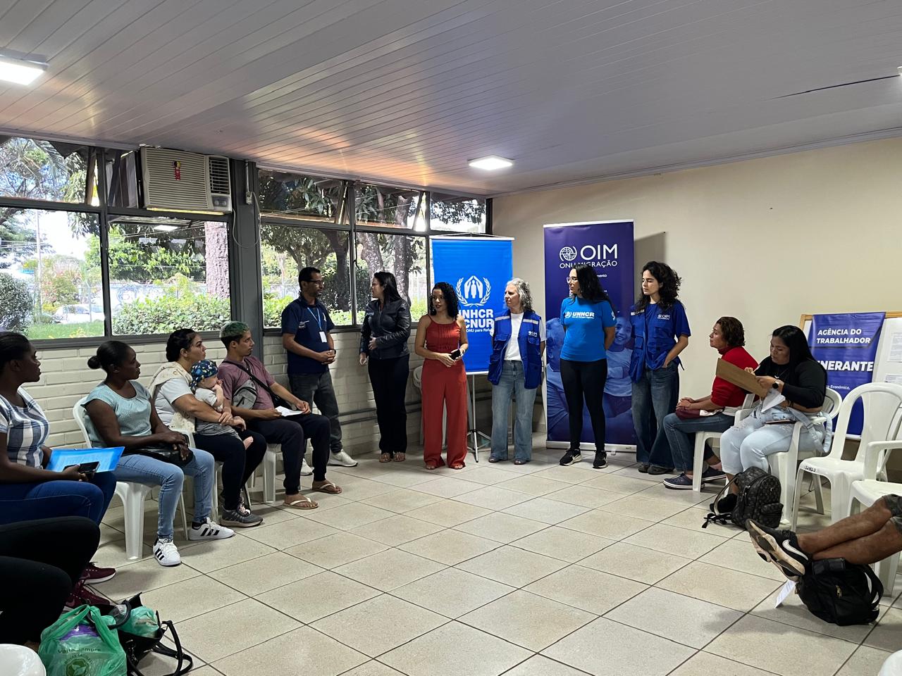 Migrantes e refugiados recebem mutirão de serviços profissionalizantes no Creas Ceilândia