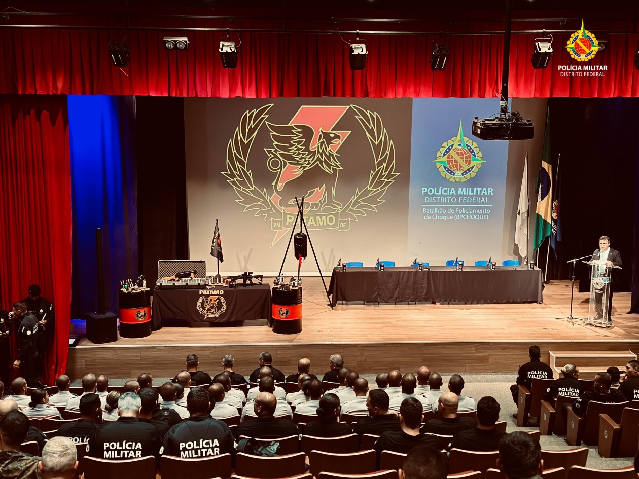 Curso de Patrulhamento Tático Móvel da PMDF tem aula inaugural