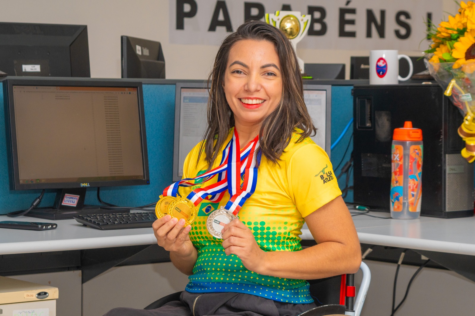 Aluna do COP Recanto das Emas é destaque no Campeonato Internacional de Parabadminton em Uganda&nbsp;