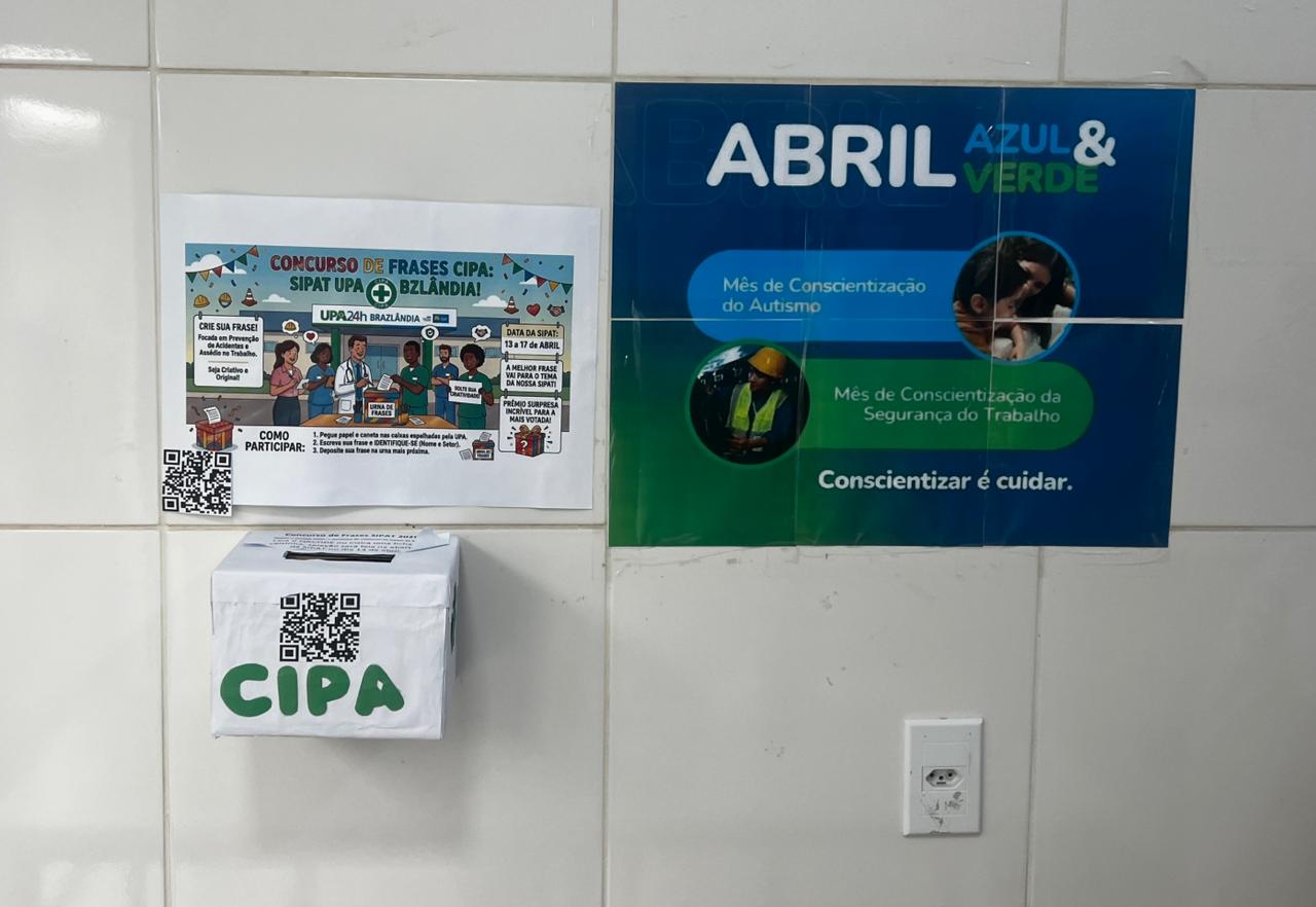 Unidades de pronto atendimento abrem Semana Interna de Prevenção de Acidentes de Trabalho&nbsp;