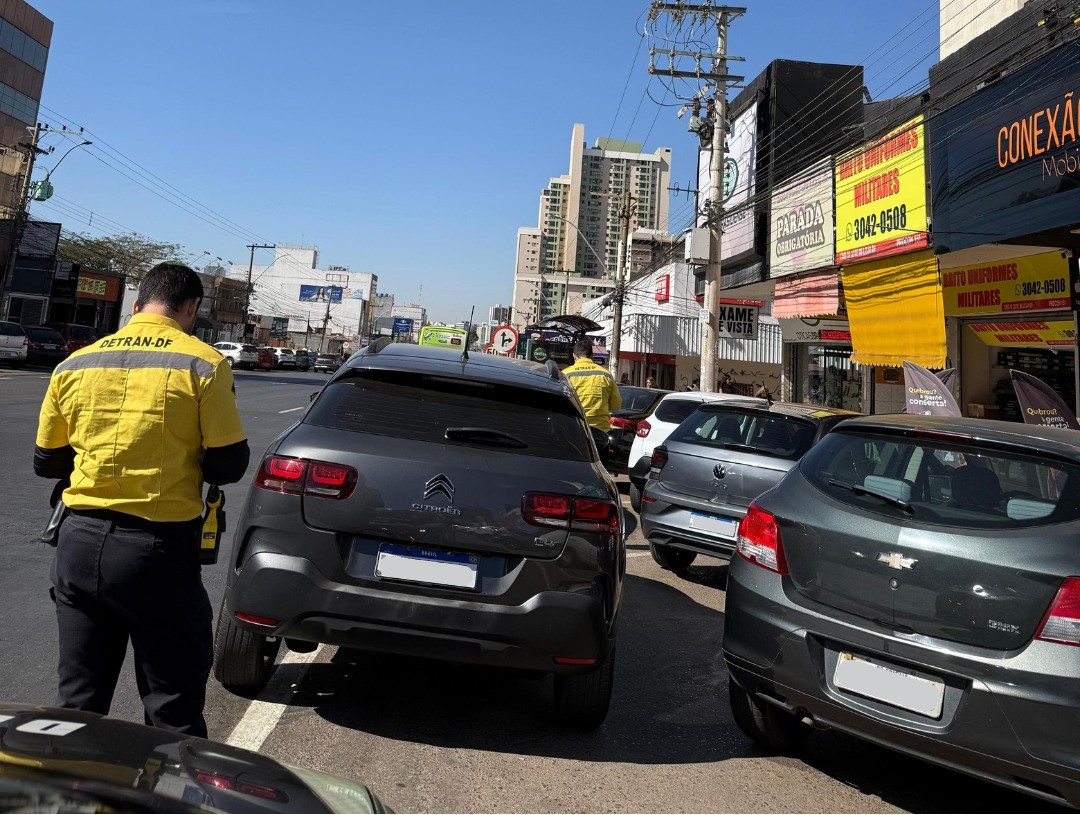 Mais de 100 vagas especiais são fiscalizadas em Taguatinga