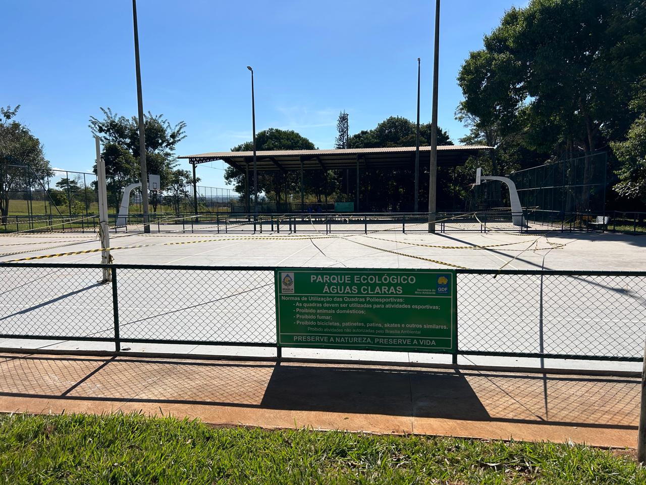 Parque de Águas Claras ganha novas quadras e brinquedos adaptados