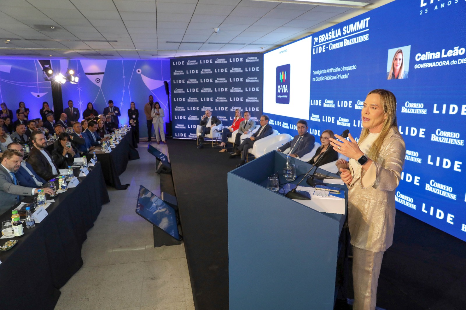 Governadora defende Brasília como hub tecnológico em reunião do Lide