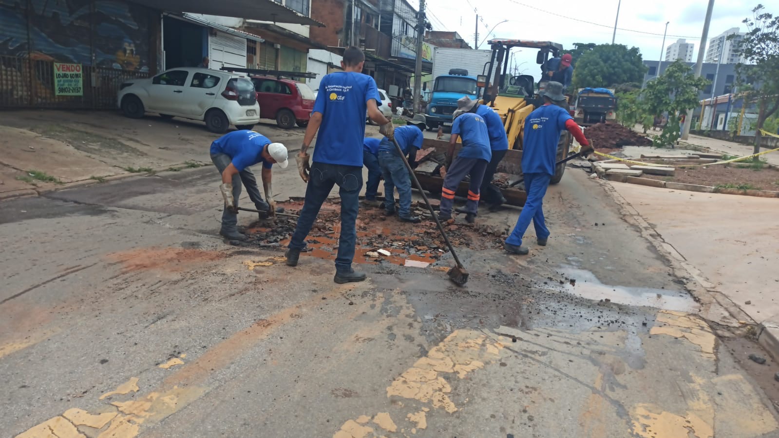 Chuvas fortes atingem Ceilândia e mobilizam equipes da administração regional