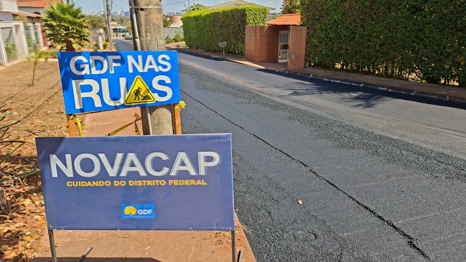 Concluído recapeamento na QL 12 do Lago Norte