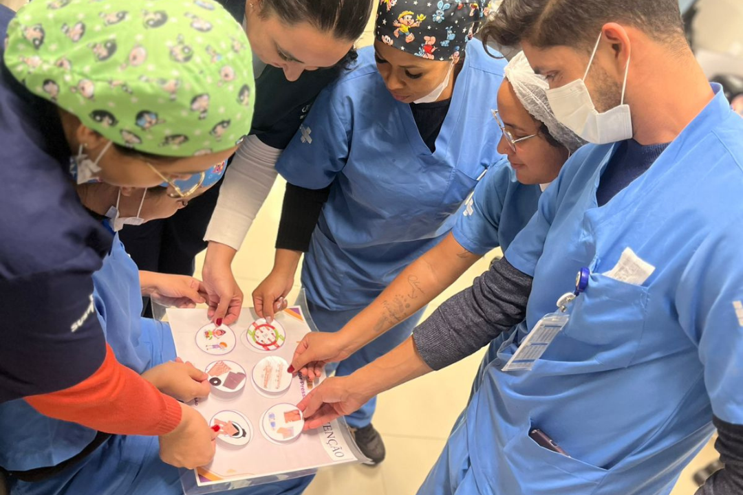 Profissionais do HCB se engajam em campanha sobre lesões de pele em crianças hospitalizadas&nbsp;