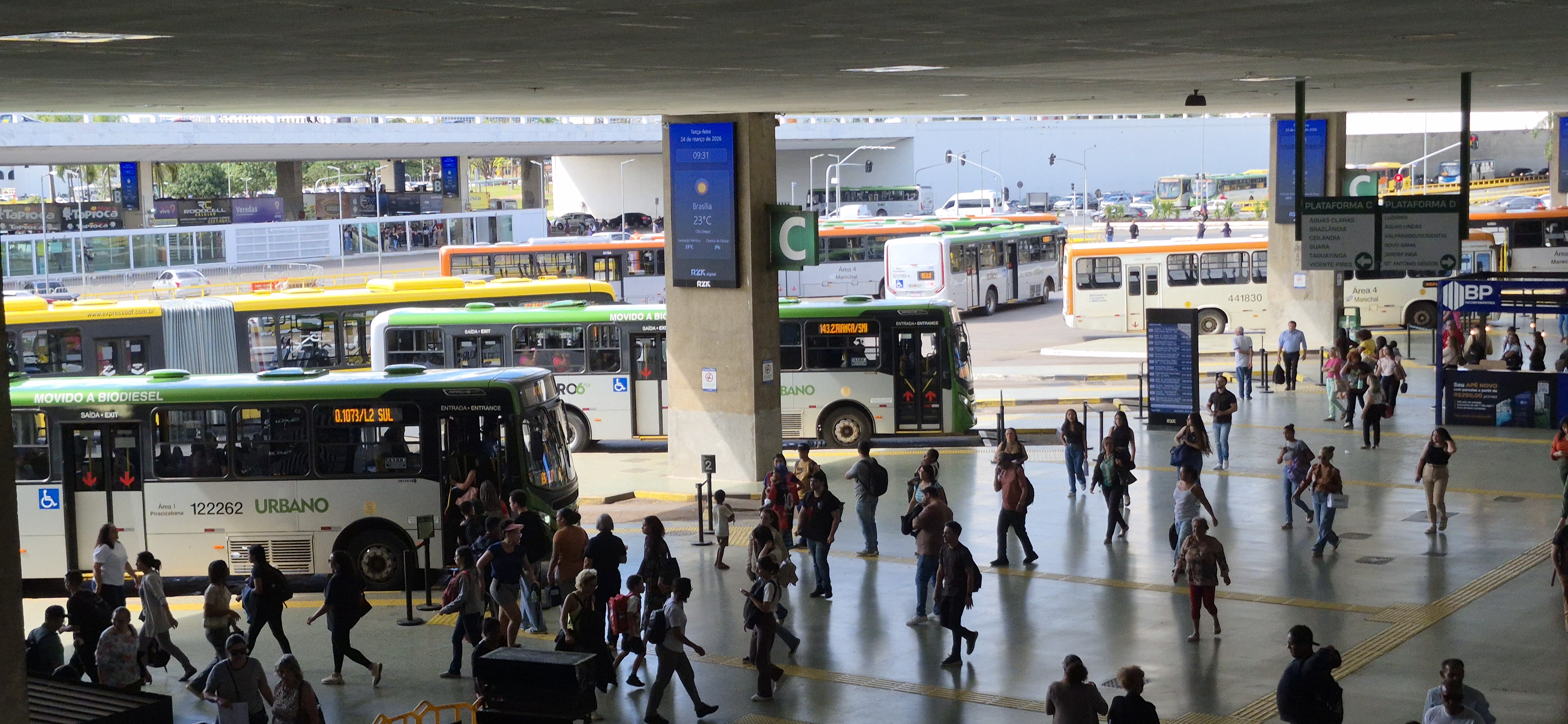 Reforço no transporte público amplia atendimento entre Arapoanga e Plano Piloto