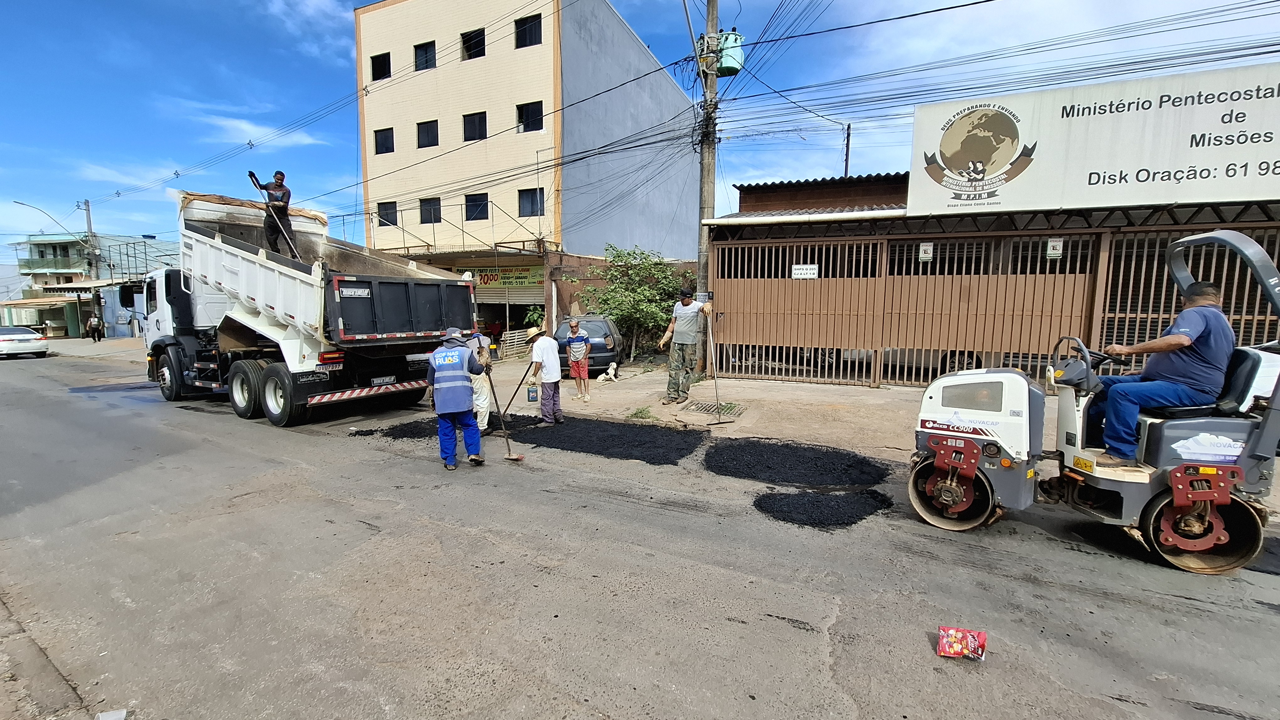 Obras levam mais conforto a Sol Nascente/Pôr do Sol