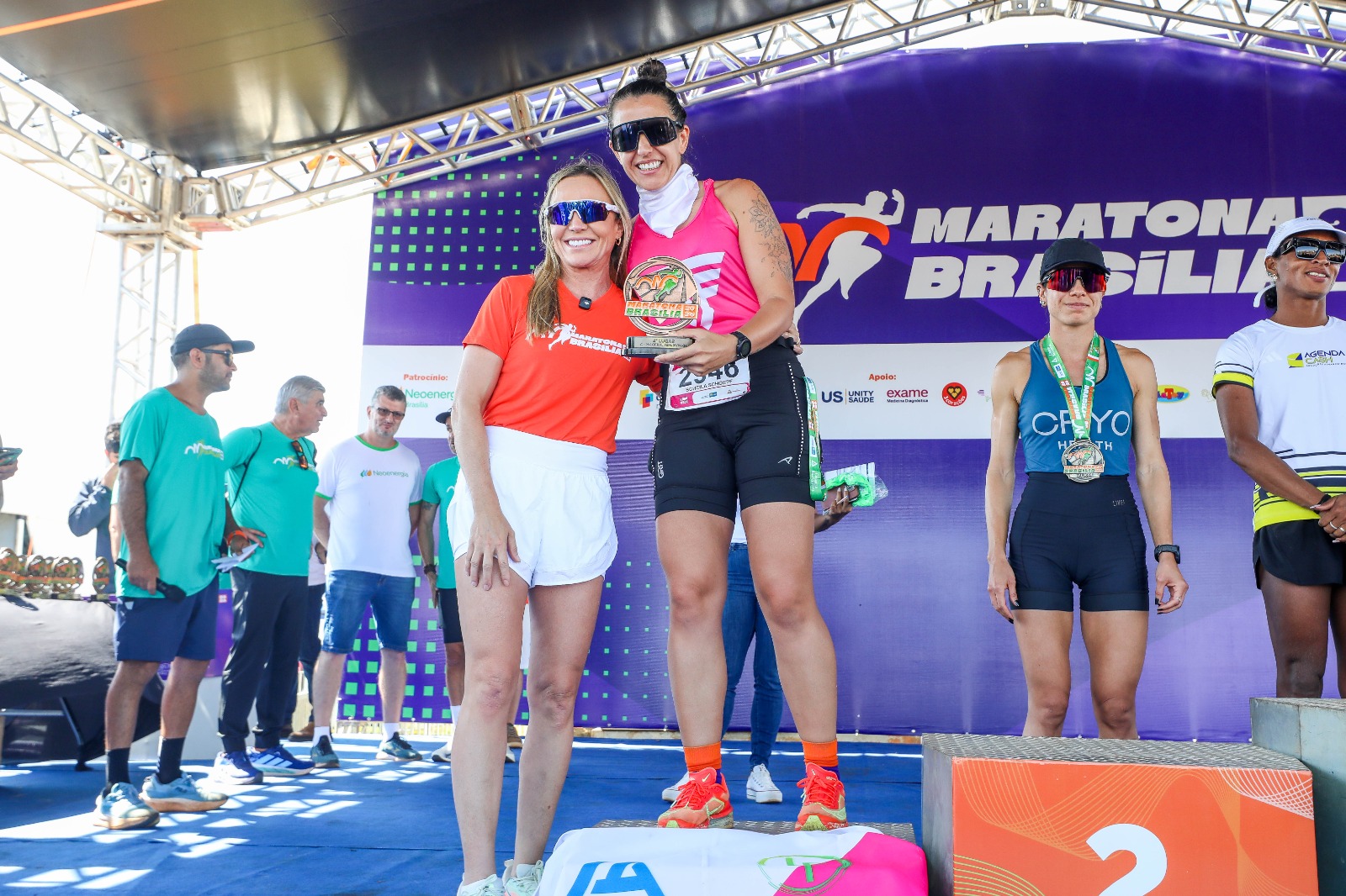 Governadora premia vencedores da Maratona Brasília&nbsp;2026