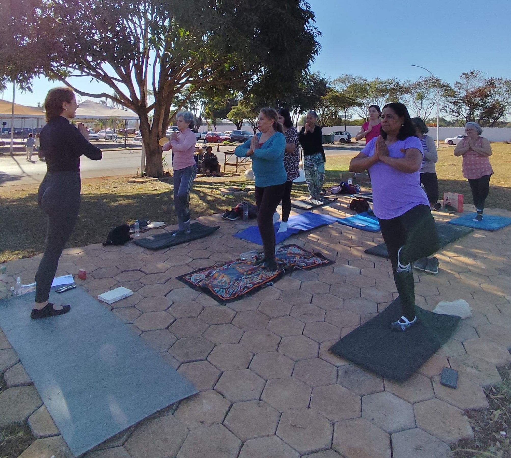 Grupo promove bem-estar com práticas terapêuticas na UBS 2 do Guará