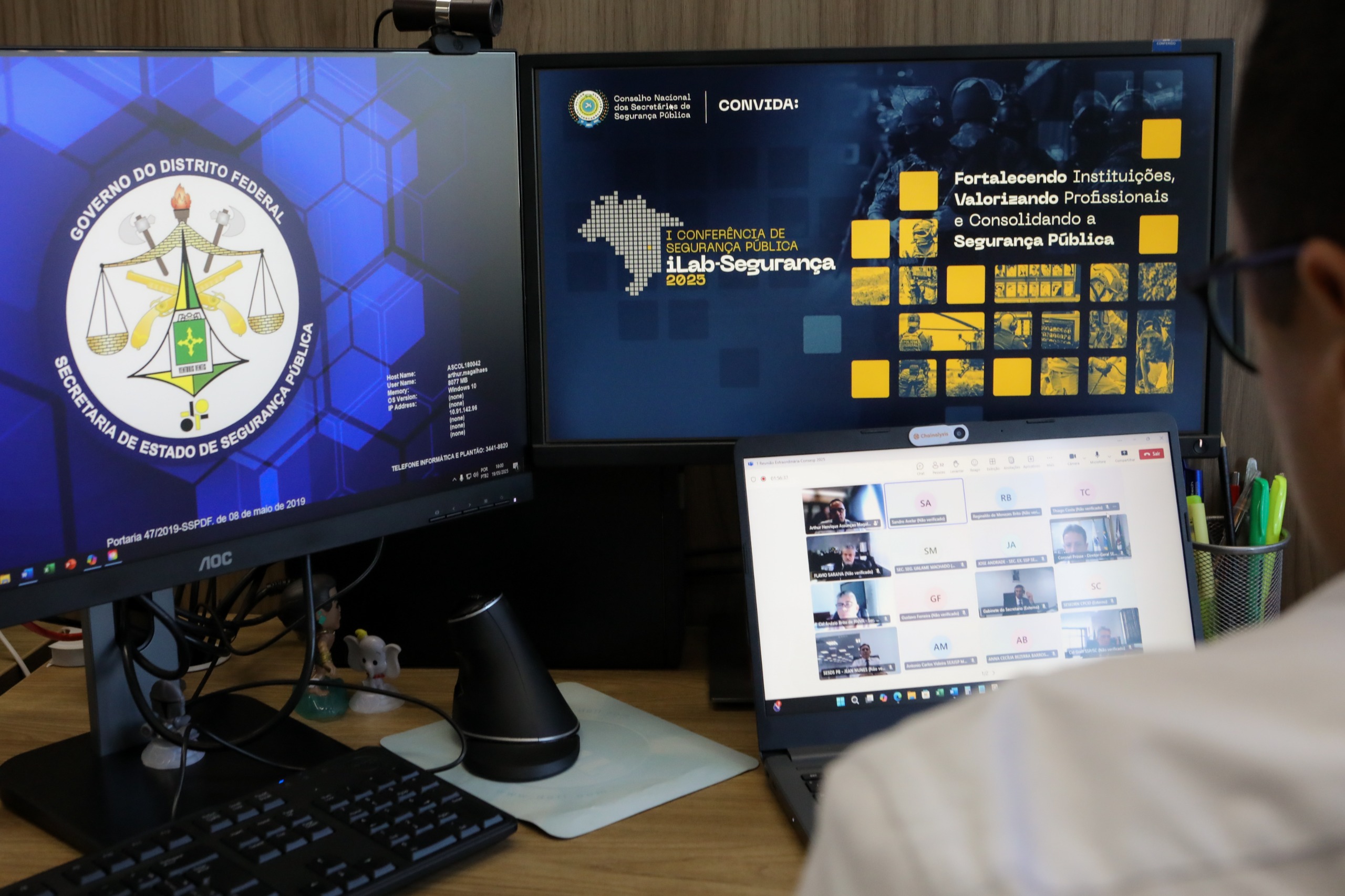 Câmaras de inteligência de segurança pública promovem encontro nacional