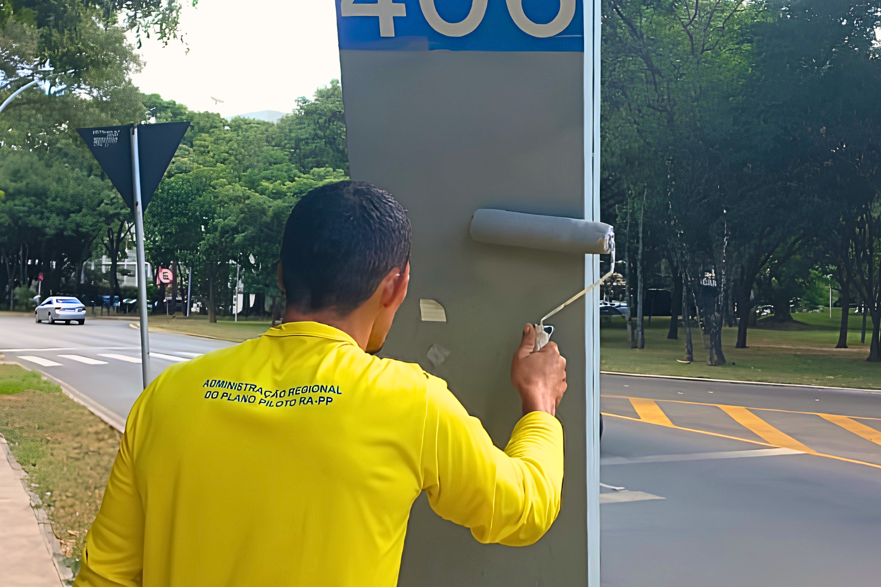 Plano Piloto intensifica recuperação de placas e reforça combate à pichação