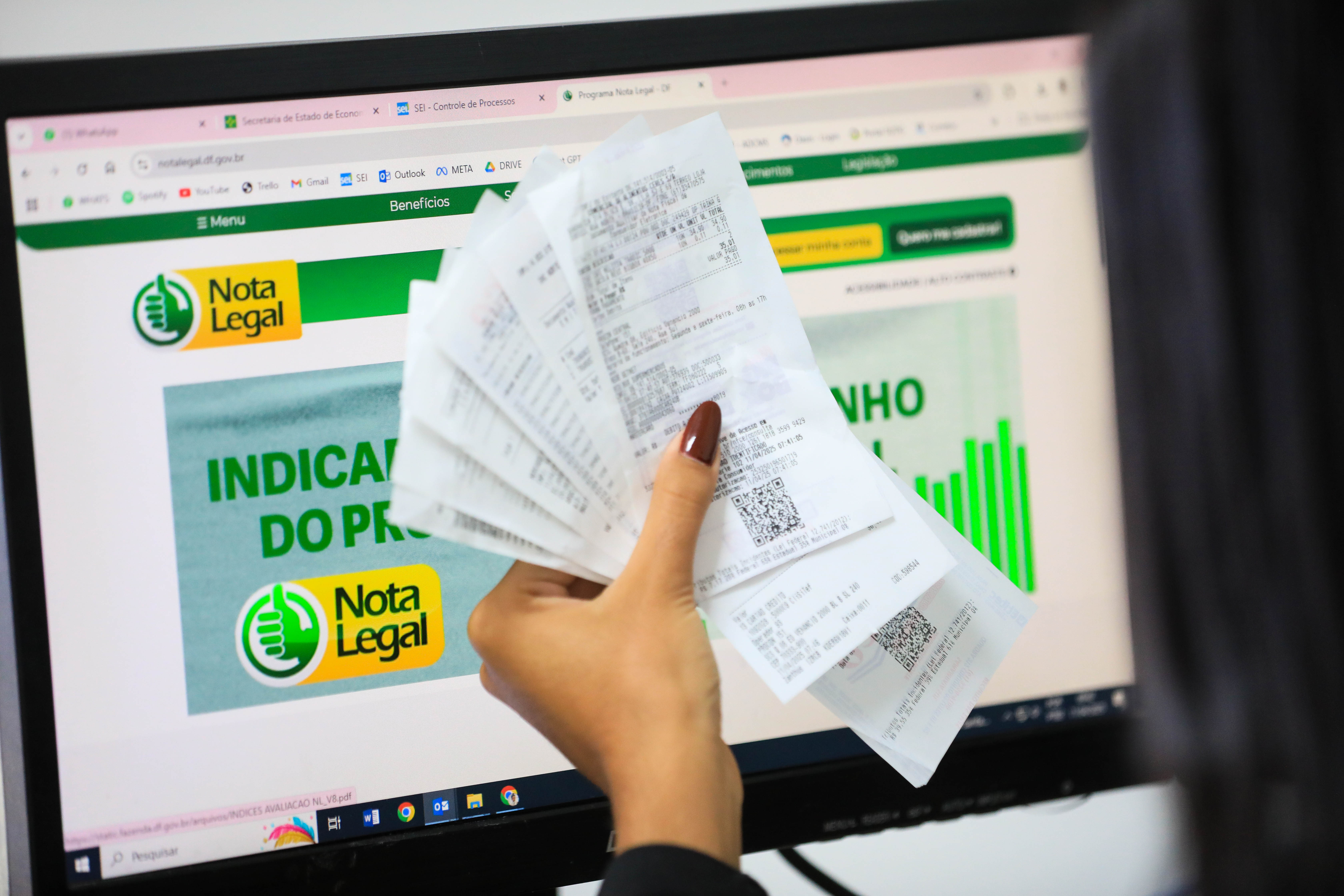 Contribuintes sorteados no Nota Legal ainda têm R$ 415 mil a receber