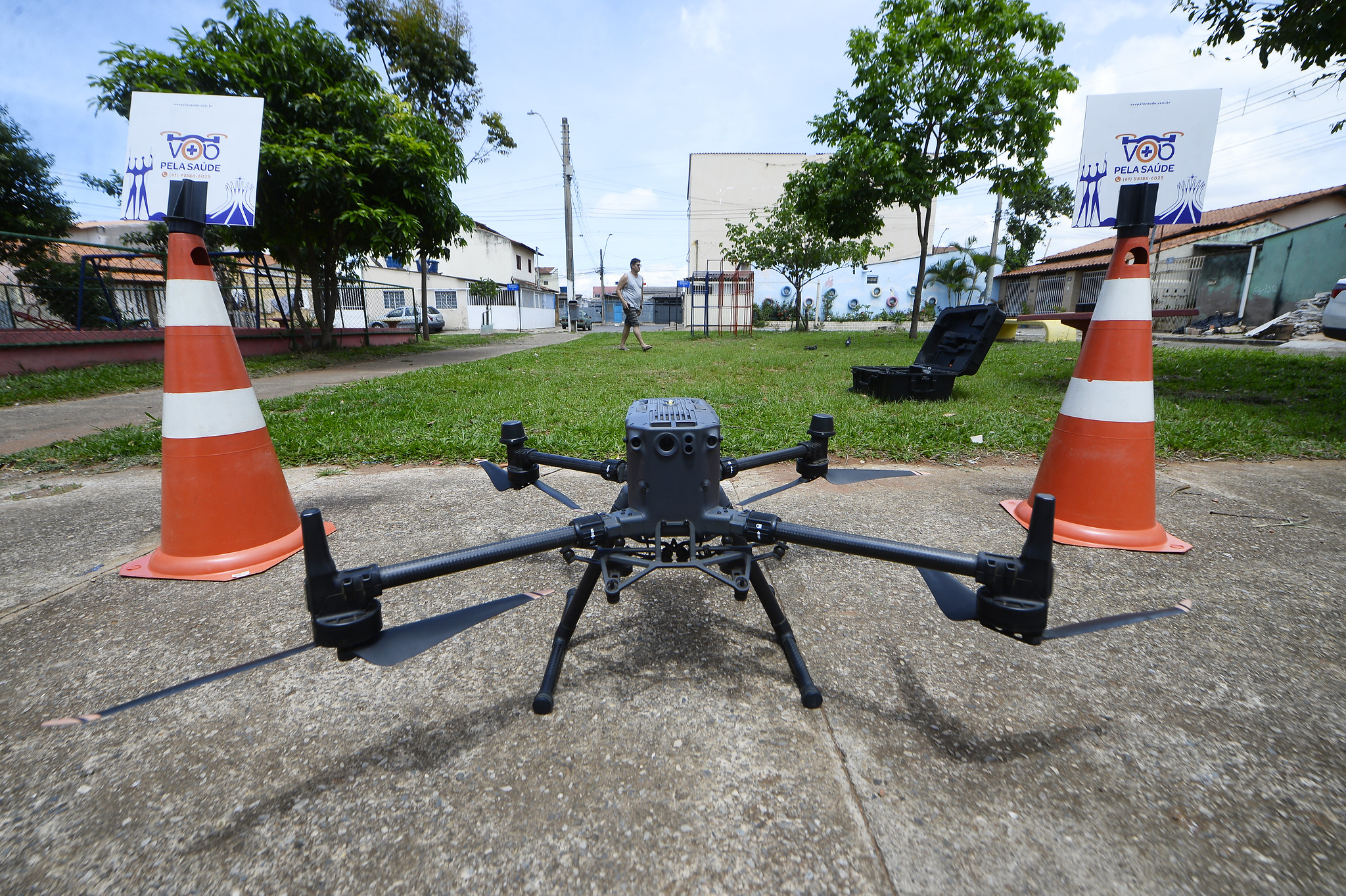 Drones reforçam combate ao mosquito da dengue no DF