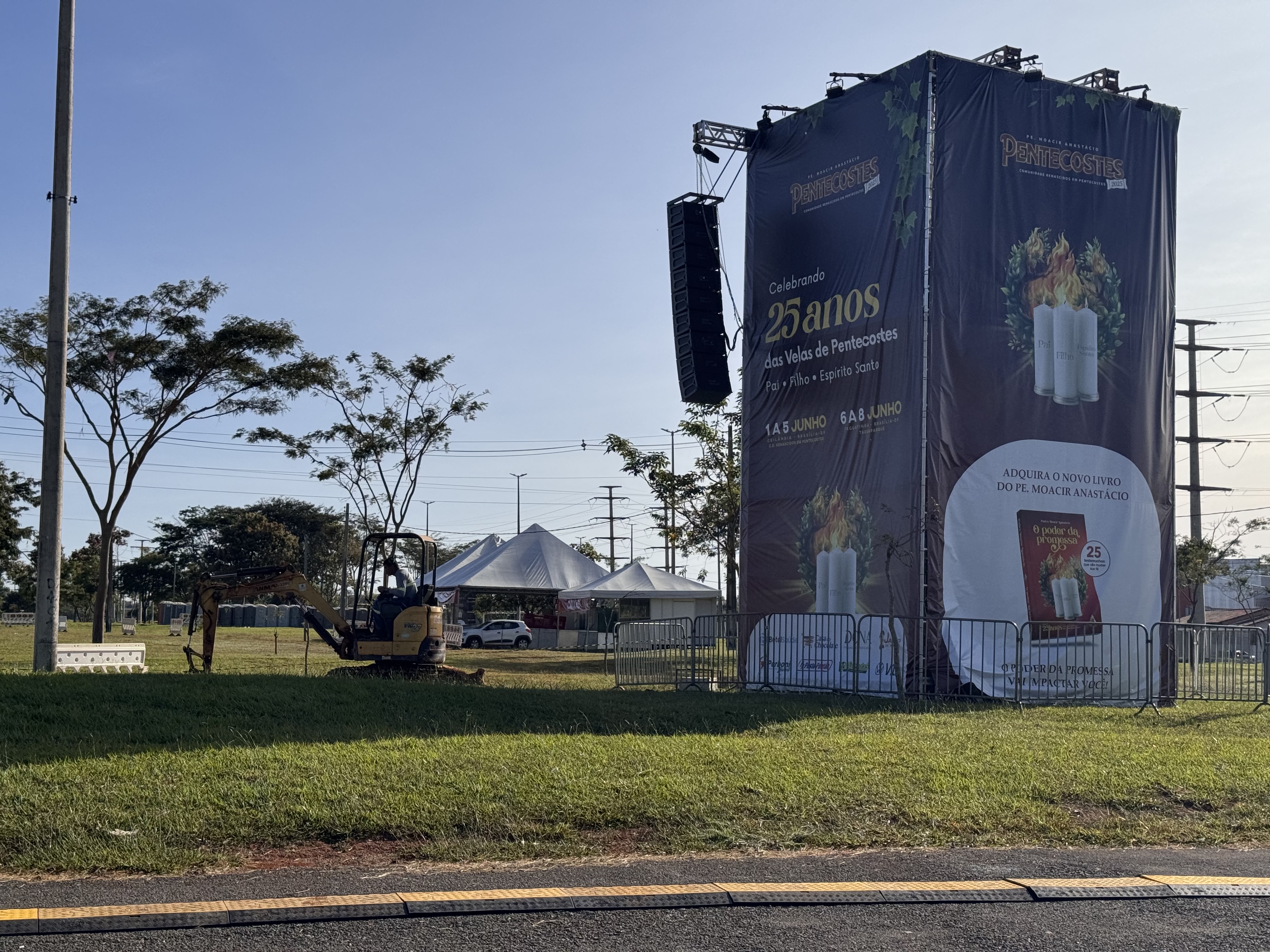 Taguaparque tem reforço na estrutura para receber Festa de Pentecostes