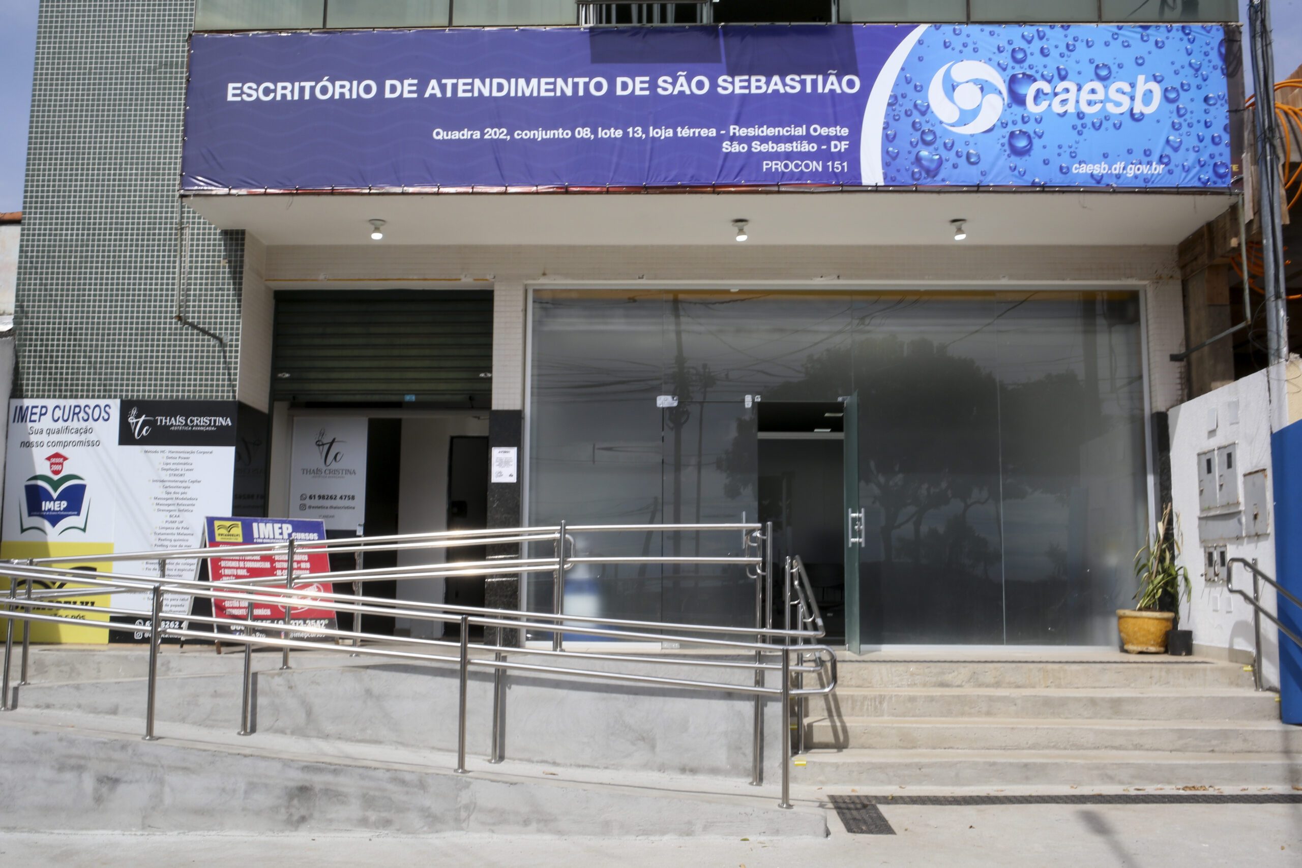 Escritório de atendimento da Caesb em São Sebastião tem novo endereço