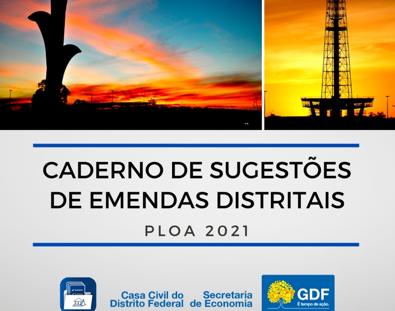 Consulta 100% digital ao Caderno de Emendas Distritais