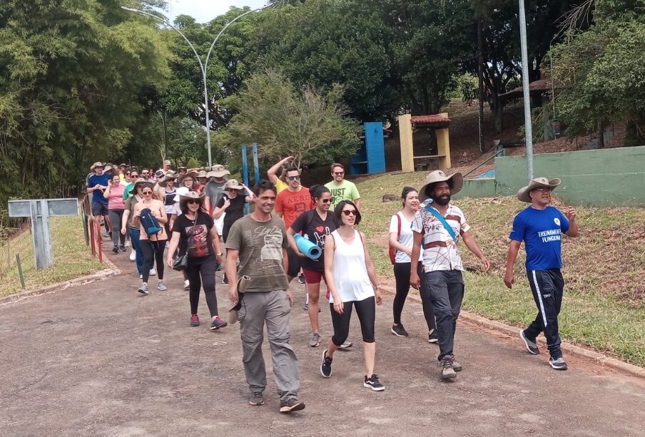 Caminhada encerra atividades de semana da saúde de servidores
