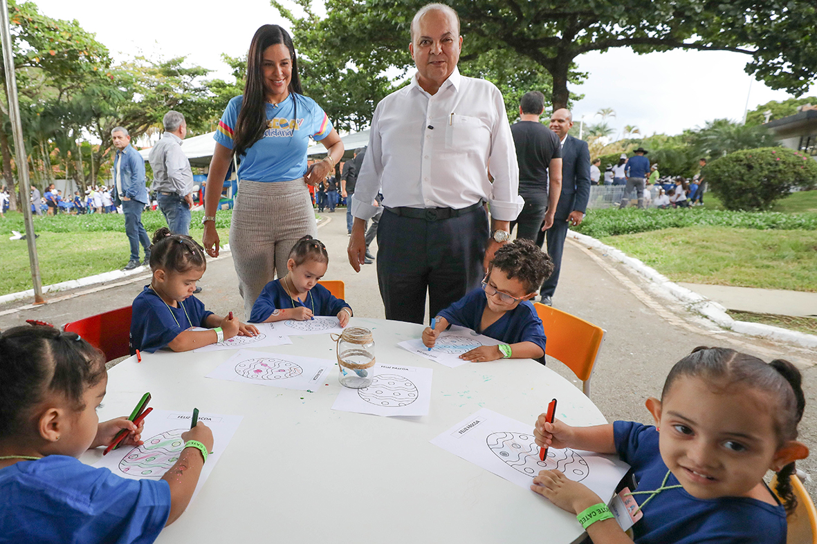 Páscoa Solidária reúne 300 crianças em tarde de atividades e acolhimento no DF