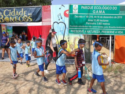 Projeto leva educação ambiental a crianças da rede pública no Parque Ecológico do Gama