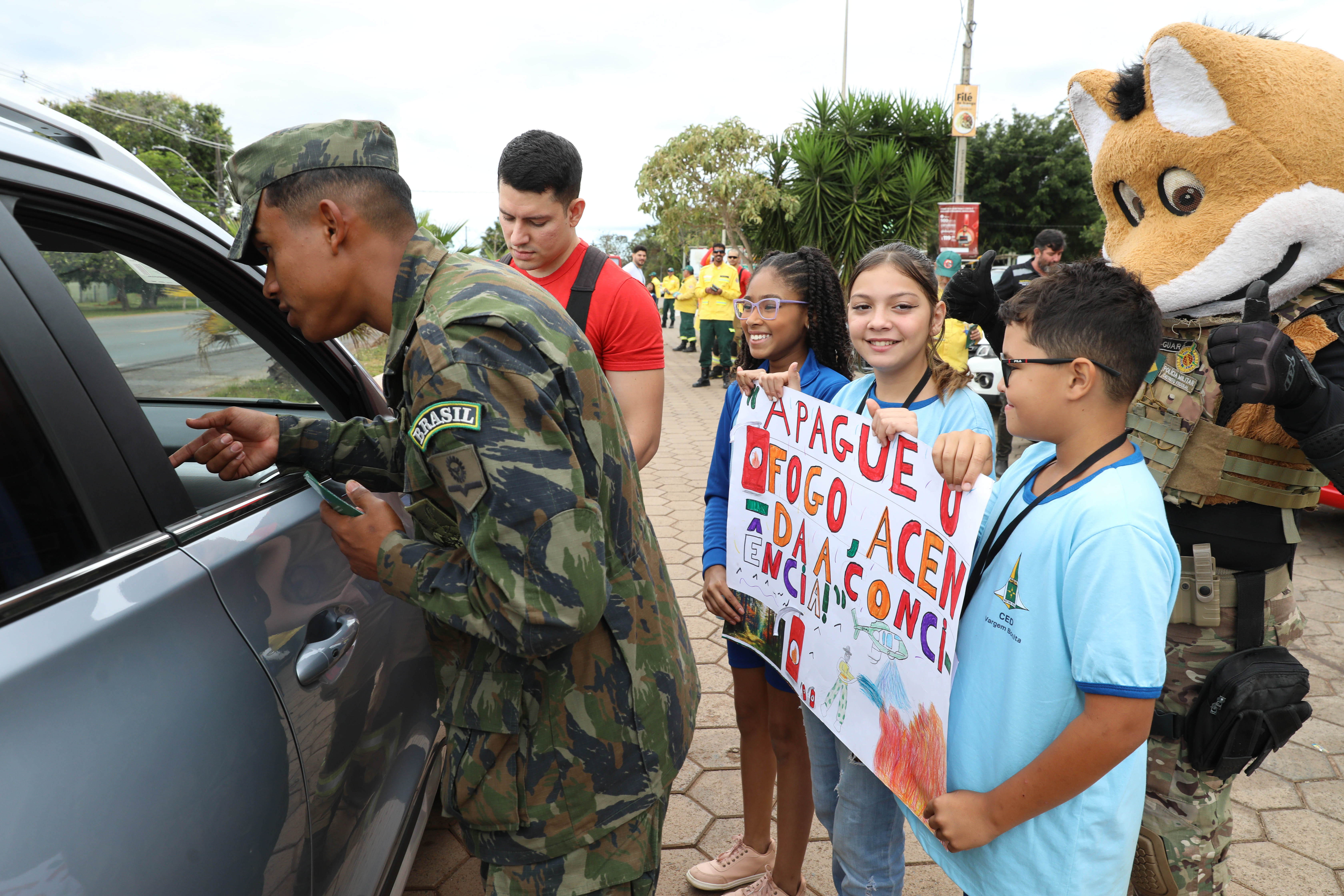Blitz educativa alerta motoristas sobre riscos de incêndios florestais