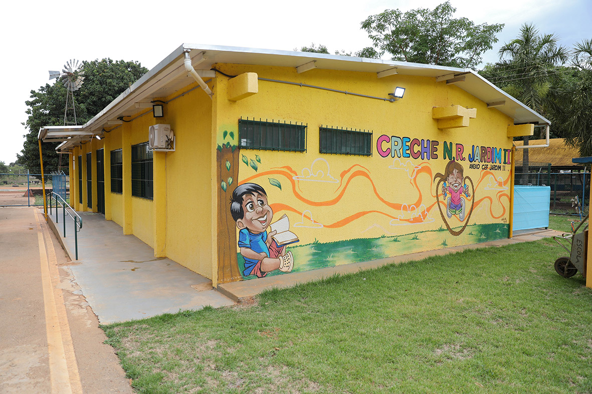 Creche Jardim II no Paranoá transforma rotina de famílias e estimula o desenvolvimento das crianças na área rural