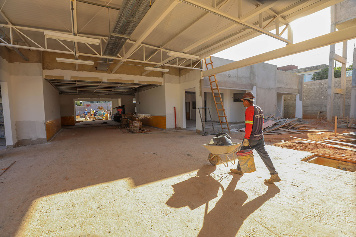 Obras do Centro de Educação da Primeira Infância do Taquari chegam à fase de acabamento