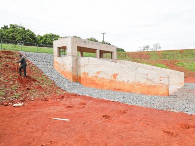 Drenar DF: Galeria que conduzirá água da chuva para o Lago Paranoá terá cerca de proteção