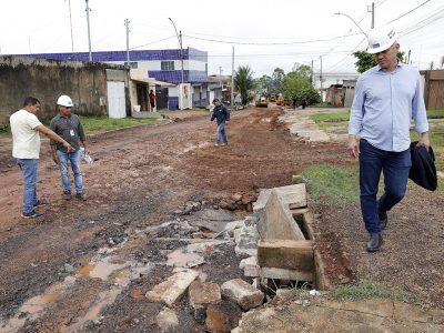 Após fortes chuvas, GDF atua para recuperar áreas no Pôr do Sol e Sol Nascente