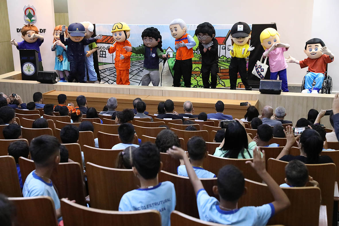 GDF lança Programa Turminha Mais Segura, com participação de estudantes da rede pública de ensino