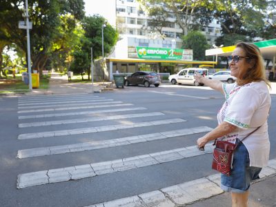 Maio Amarelo: Faixas de pedestre são símbolos de segurança no DF