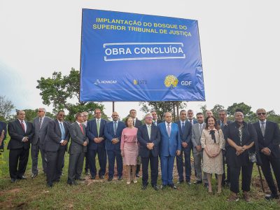 STJ inaugura bosque com 2 mil mudas doadas e plantadas pelo GDF