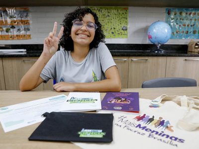 Aluna da rede pública do DF é campeã da Olimpíada de Saúde e Meio Ambiente