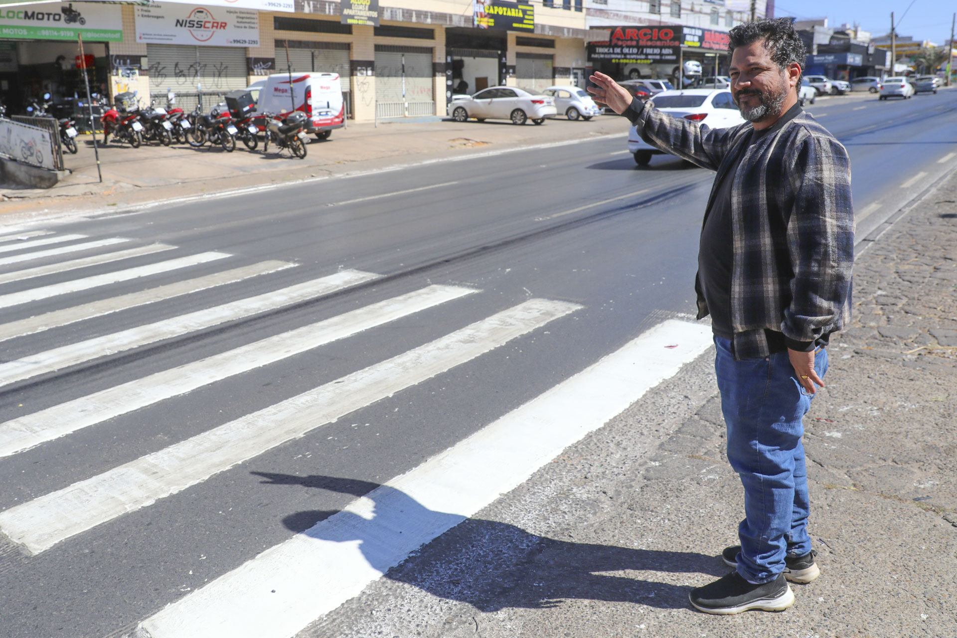 GDF já recuperou mais de mil faixas de pedestre no primeiro semestre de 2025