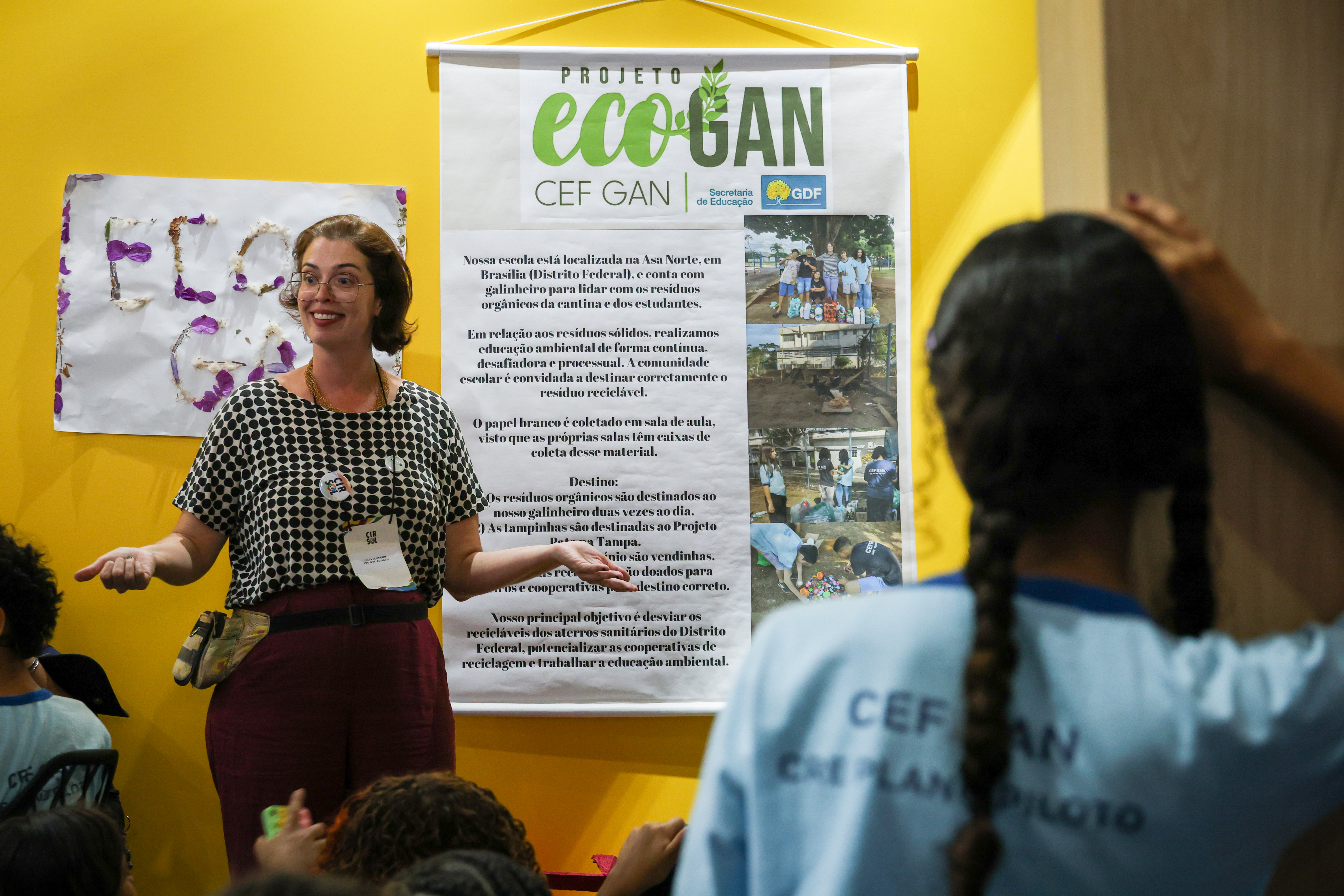 Meio ambiente: projeto de escola pública do DF é destaque em conferência internacional