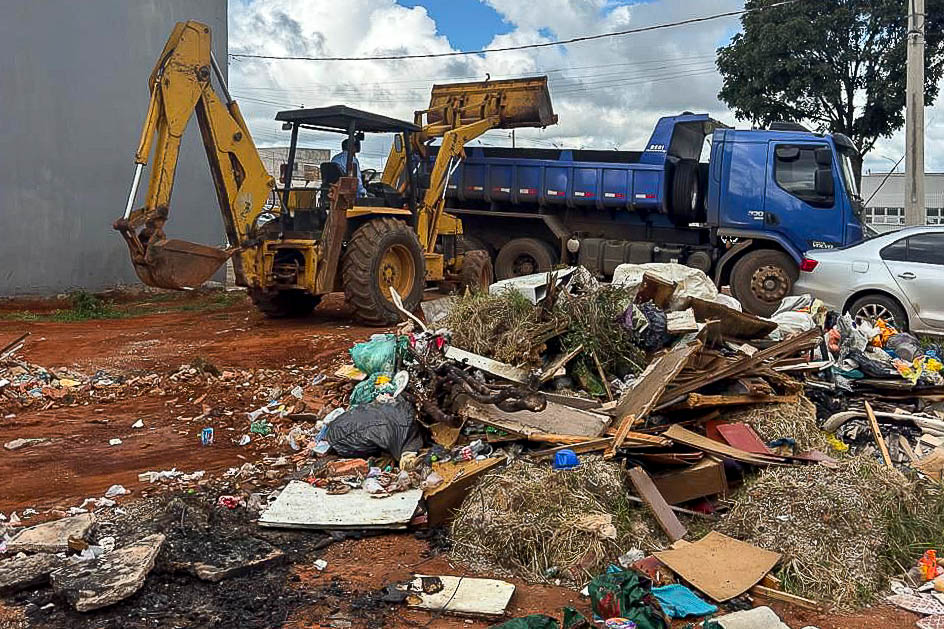 GDF remove 98 mil toneladas de entulho nos dois primeiros meses de 2026
