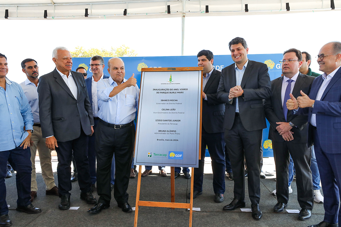 Governador inaugura anel viário do Parque Burle Marx e anuncia novo viaduto do Noroeste