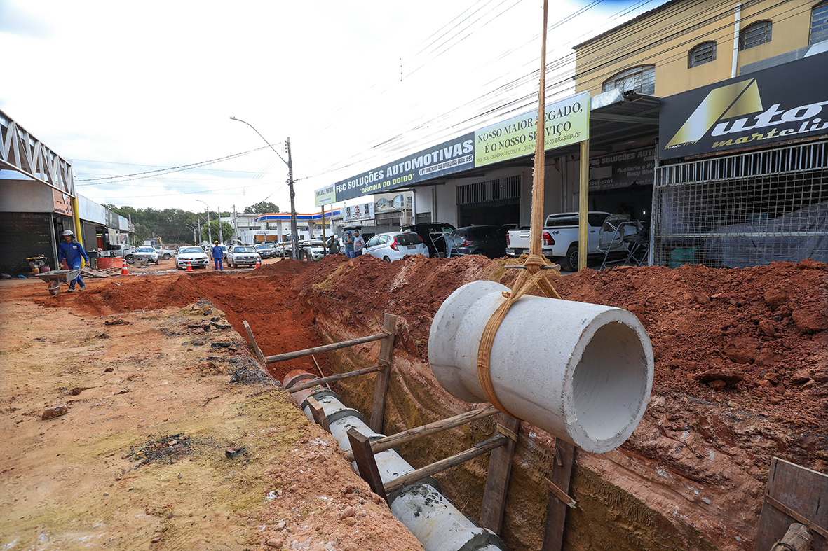 Obras de infraestrutura transformam a realidade do Park Sul