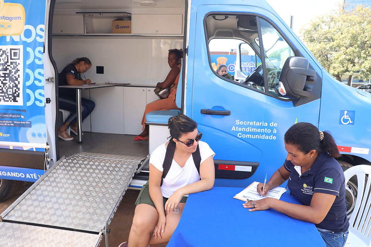 Mais de 800 pessoas já foram atendidas pelo projeto Atendimento em Movimento