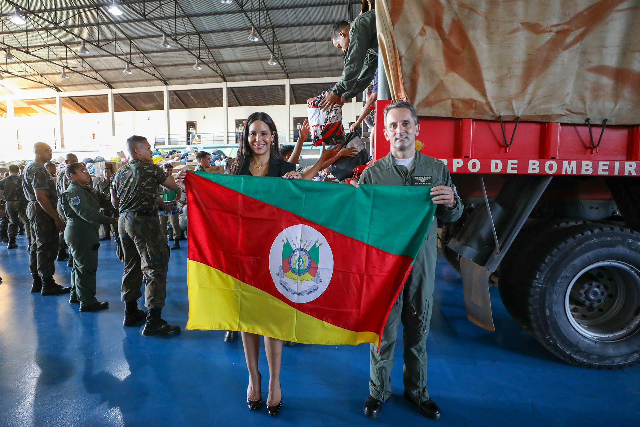 Brasília pelo Sul arrecada mais de 100 toneladas de alimentos e água para vítimas das chuvas