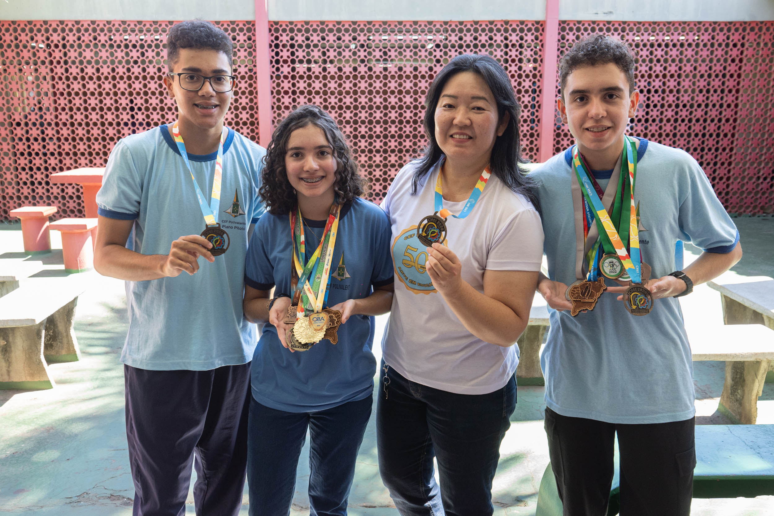 Trigêmeos conquistam ouro na Olimpíada Nacional de Eficiência Energética