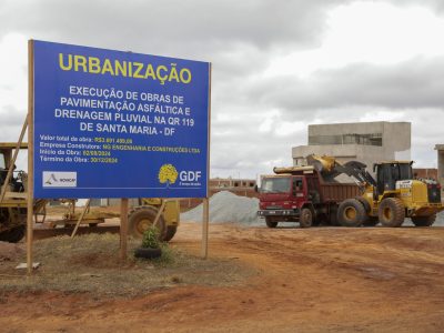 Obras de infraestrutura na QR 119 de Santa Maria vão beneficiar 700 famílias