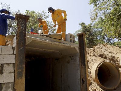 Obras nas galerias do Córrego Riacho Frio reforçam drenagem em São Sebastião